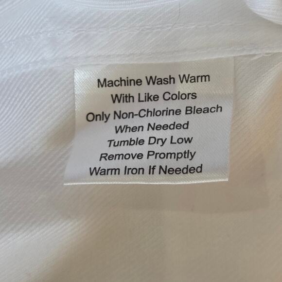 Pronto Uomo White dress shirt sz 17.5, 34/35 100% Cotton - Picture 8 of 8